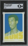 1972 Topps #47 Charlie Scott 9 card progressive proof.